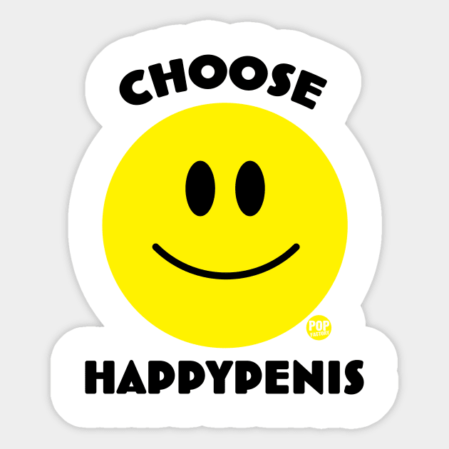 HAPPYPENIS Sticker by toddgoldmanart